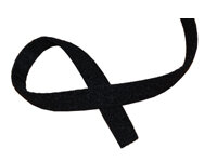 Velcro strap black 1m