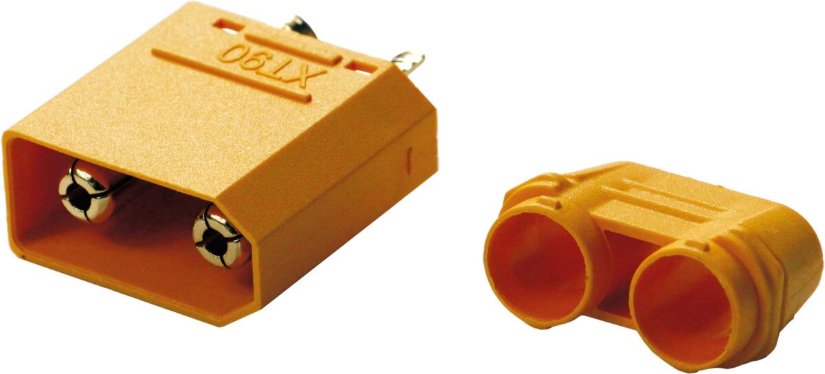 2 X XT90 Buchse Auf Stecker Adapterstecker 12 AWG Mit 8 Cm Kabel Für RC