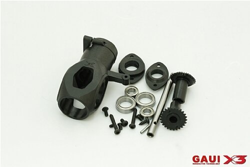 GAUI Tail Case Assembly w. Gears X3