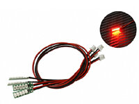 GAUI LED red JR 2-Pin flat connector) (4)