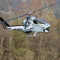 Big Scale AH-1 Kit w. 2-Blade Scale Rotorsystem