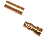 High Voltage Plug gold 3,5mm (1 Pair)