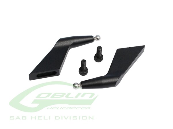 Aluminum Blades Grip Arm Black Matte HF3C - Goblin Urukay Carbon