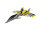 Lizard gelb voll GFK/Airex Jet für 12S Impeller oder Turbine