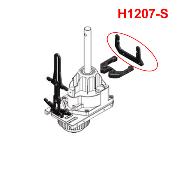 Servohalter für 40mm Standardservos hinten K580/R580/R700/K700/Genesis/PIUMA/ILG700/ILG700KSE