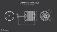 EGODRIFT Tengu 4025HT 1190kV Motor 6x32mm
