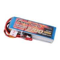 Gens ace 2700mAh 11.1V TX 3S1P Lipo Battery pack with...