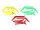 Sticker Set yellow/green/red RAW