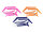 Sticker Set pink/orange/blau RAW 700