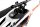 Goblin RAW 420 - Sonderedition weiss/orange floureszierend Combo zusätzlich mit KST Servo Bundle und Hobby Wing Platinum PRO 80A