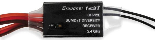 GRAUPNER GR-12L SUMD+T 2 Antennen 2.4 GHz Empfänger