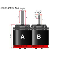 XNOVA Lightning BL Motor 4030-1000 (Welle A)
