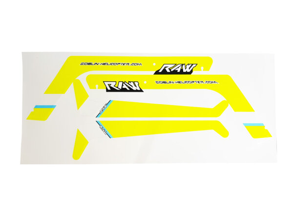 RAW500 Sticker Set Yellow 