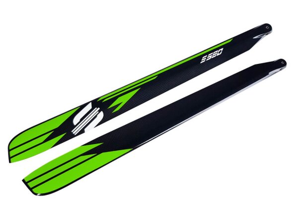 SAB Hauptrotorblätter 580mm - grün