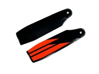 SAB S105  orange colored tips - Tail Blades 105mm