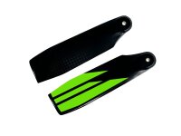 SAB S105 green colored tips - Tail Blades 105mm