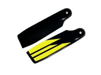 SAB yellow colored tips -  Heckrotorblätter 95mm