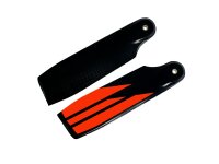 SAB orange colored tips -  Heckrotorblätter 95mm