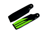 SAB green colored tips -  Heckrotorblätter 95mm
