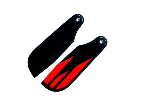 SAB Carbon Fiber Tail Blades 72mm Orange