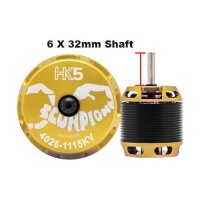 Scorpion HK5-4026-1115KV 600er Heli motor (6mm Welle)