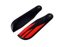 SAB orange colored tips -  Tail Blades 95mm