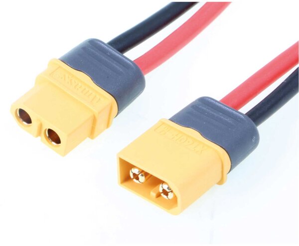 CHARGING CABLE XT-60 MALE TO XT-60 FEMAL 500MM 14AWG 1PCS