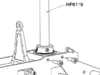 Hauptrotorwelle DNHP (L215mm)